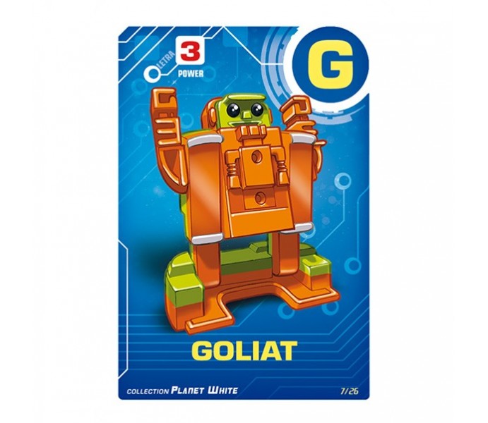 Letrabots Planet White G Goliat