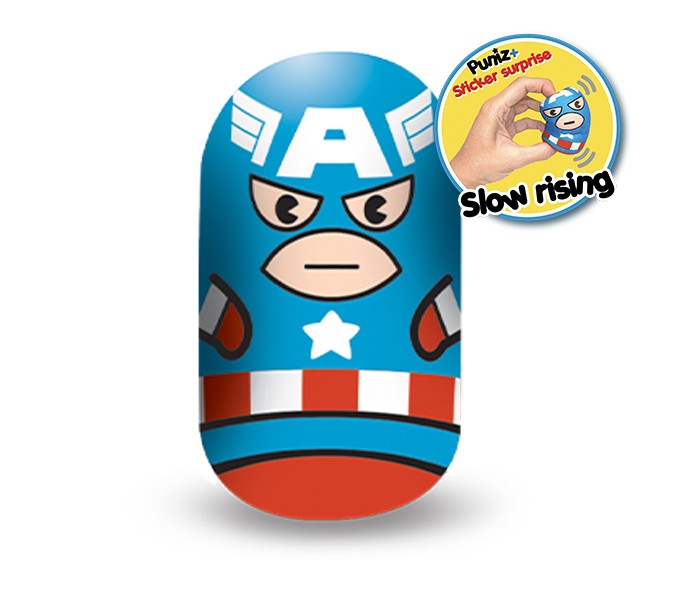 Marvel Puniz Squishy Battle | Captain America