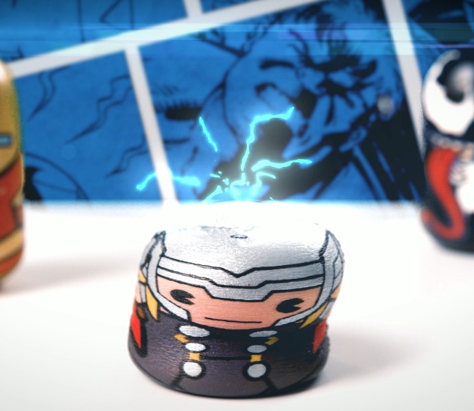 Marvel Puniz Squishy Battle | Thor
