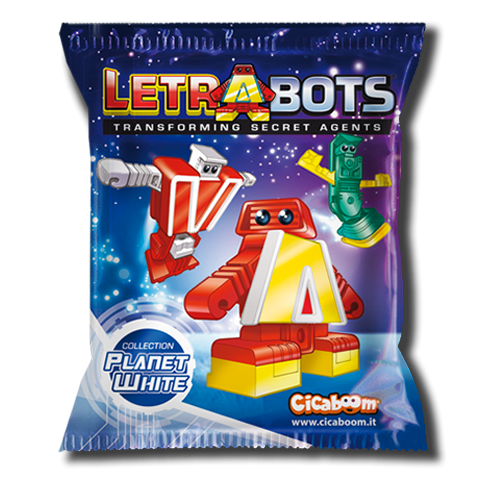 Letrabots Planet White | D Data