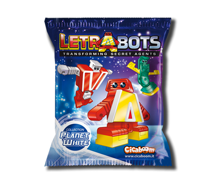 Letrabots Planet White | X X-Bot