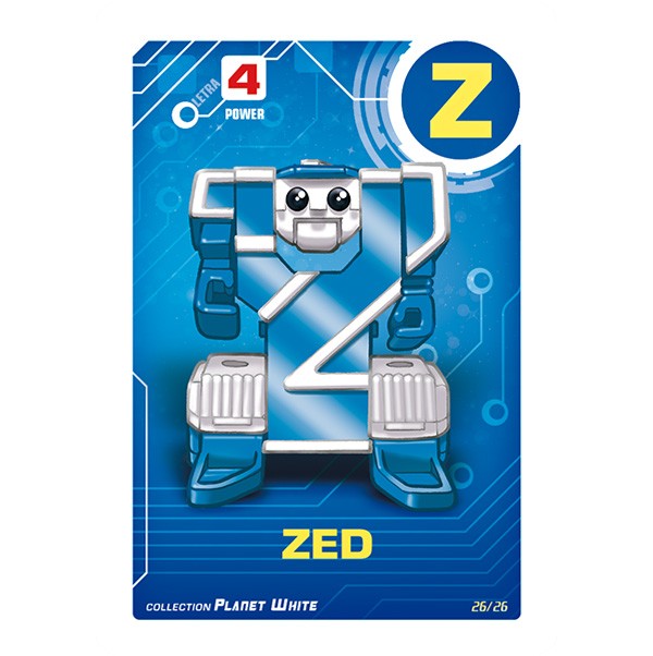 Letrabots Planet White | Z Zed