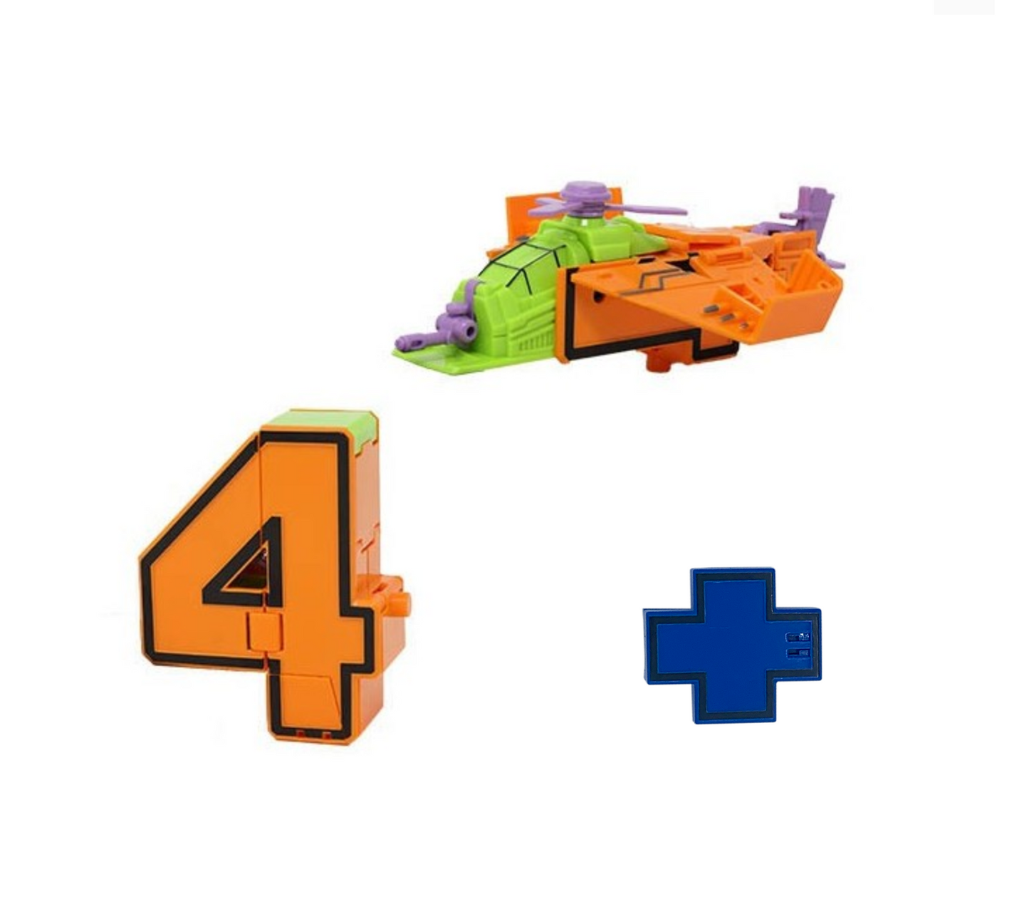 Numberbots | 4 Apache + Segno Più