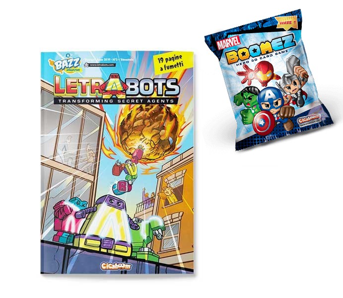 Letrabots 01: Le origini di Ade + Marvel Boomez