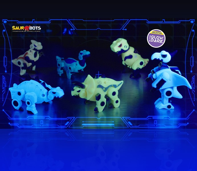 Saurobots | Brontus Glow in the Dark