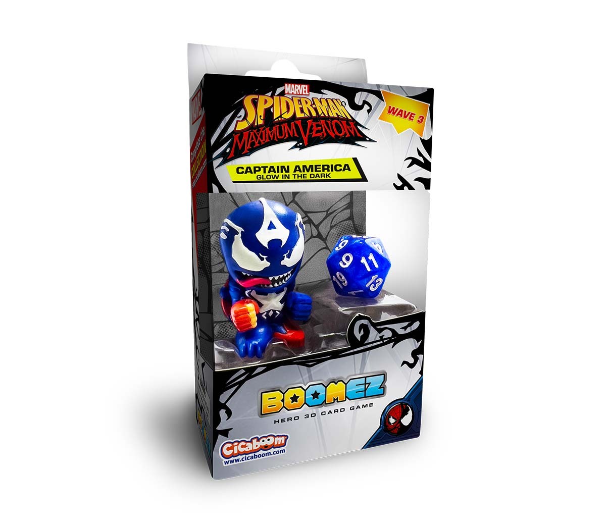 Marvel Boomez 3 | Captain America Glow in the Dark