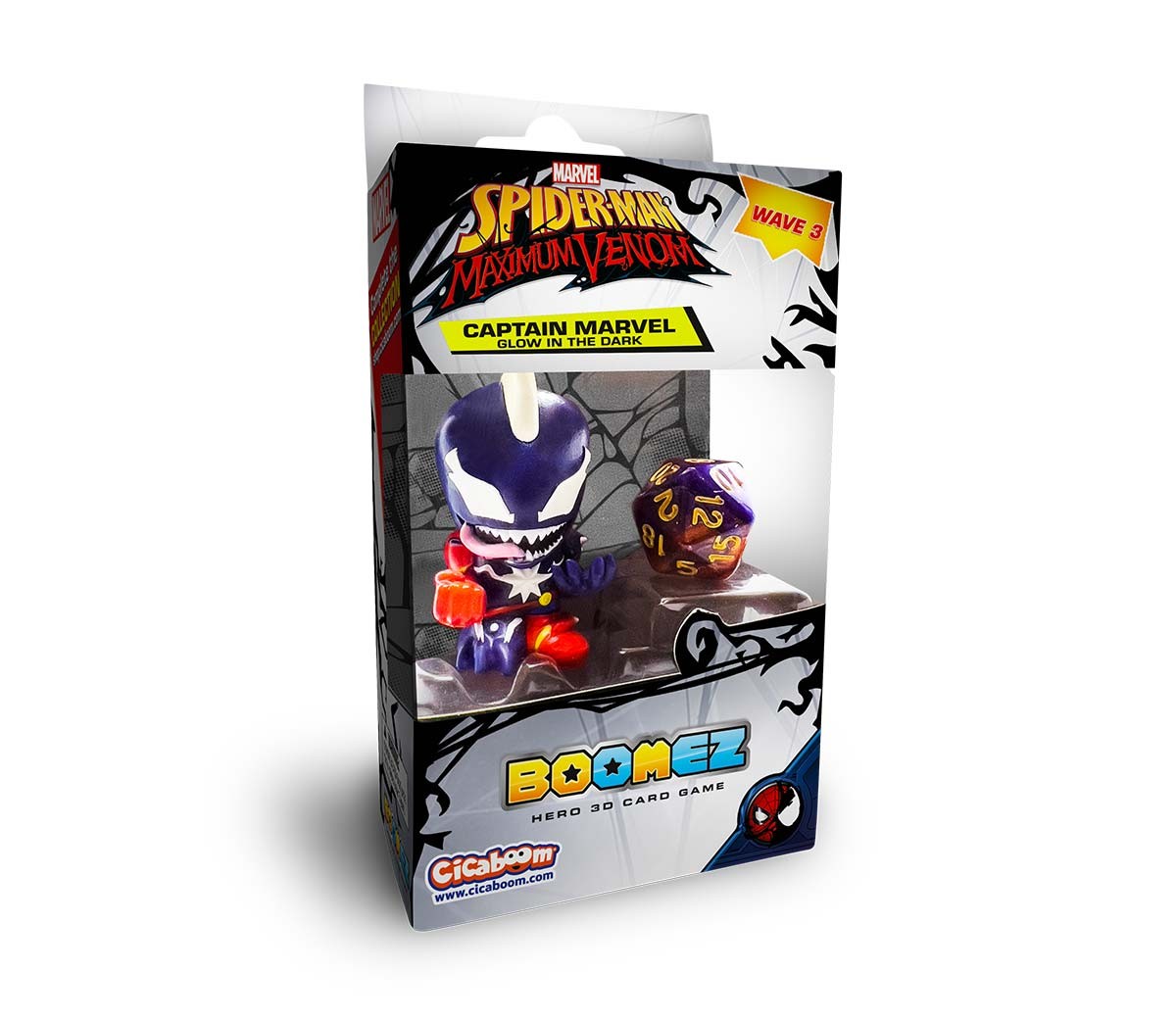 Marvel Boomez 3 | Captain Marvel Glow in the Dark