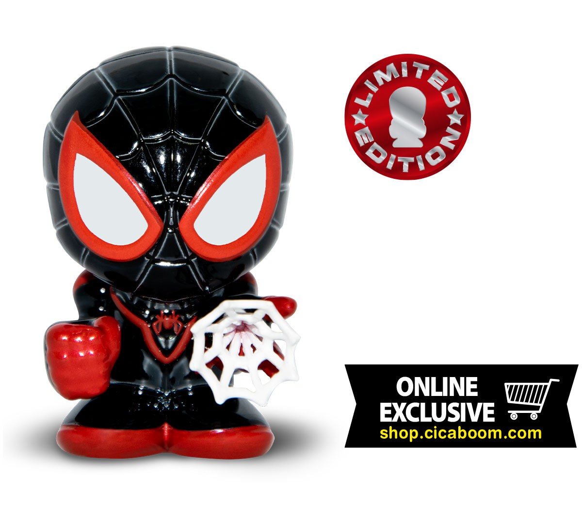 Marvel Boomez 4 - Miles Morales Chrome Boxed Limited Edition