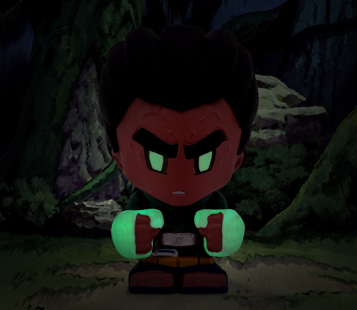 Naruto Boomez Wave 1 - Rock Lee Glow in the Dark Raro