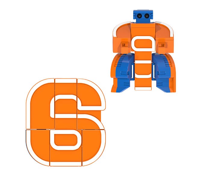 Letrabots Numbers Combo | 6Smix
