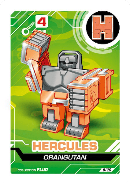 LetrAnimal Fluo Collection Hercules