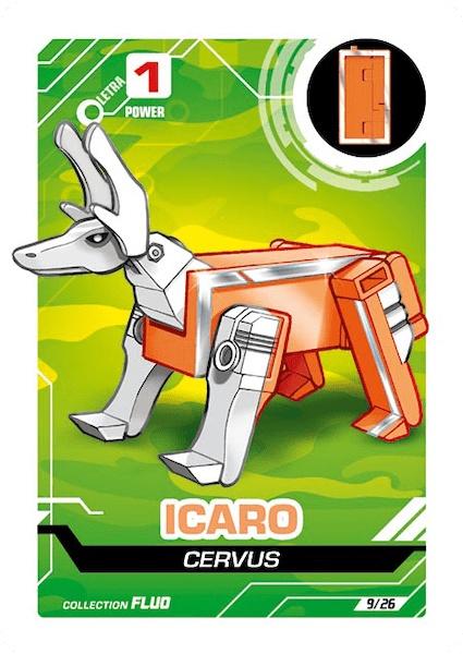 LetrAnimal Fluo Collection Icaro