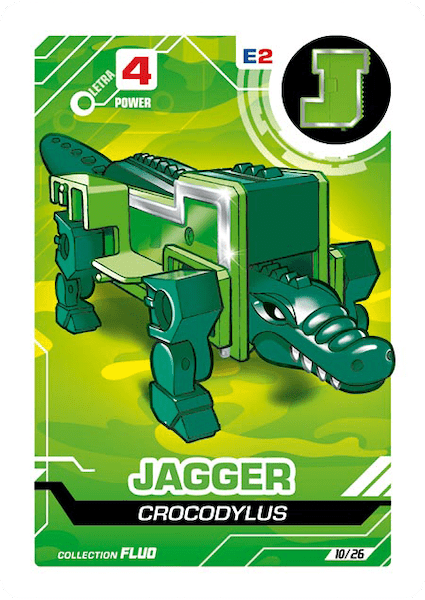 LetrAnimal Fluo Collection Jagger
