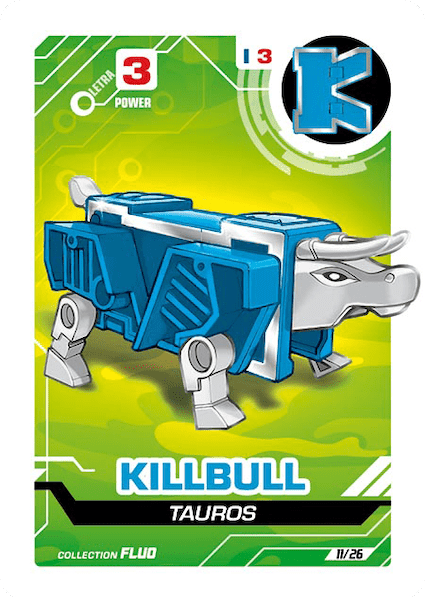 LetrAnimal Fluo Collection Killbull