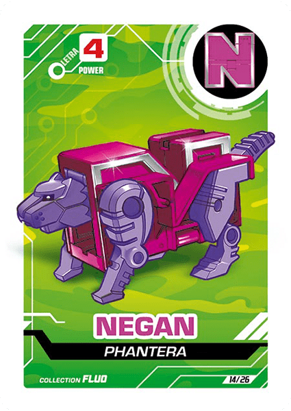 LetrAnimal Fluo Collection Negan