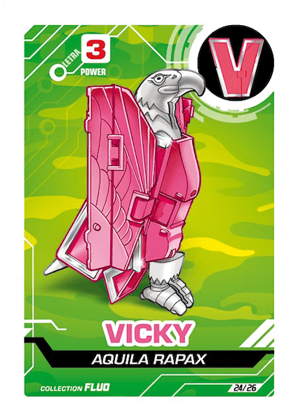 LetrAnimal Fluo Collection Vicky