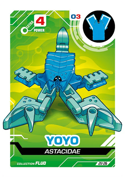 LetrAnimal Fluo Collection Yoyo