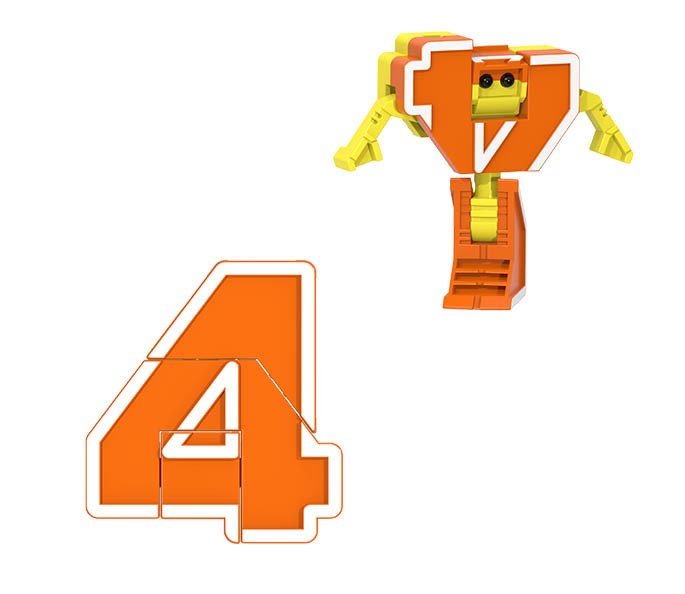 Letrabots Numbers Combo | H4mmer