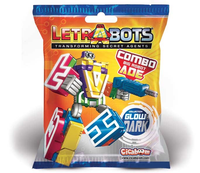 Letrabots Combo Big Robot ADE | F Firebot + punto e virgola
