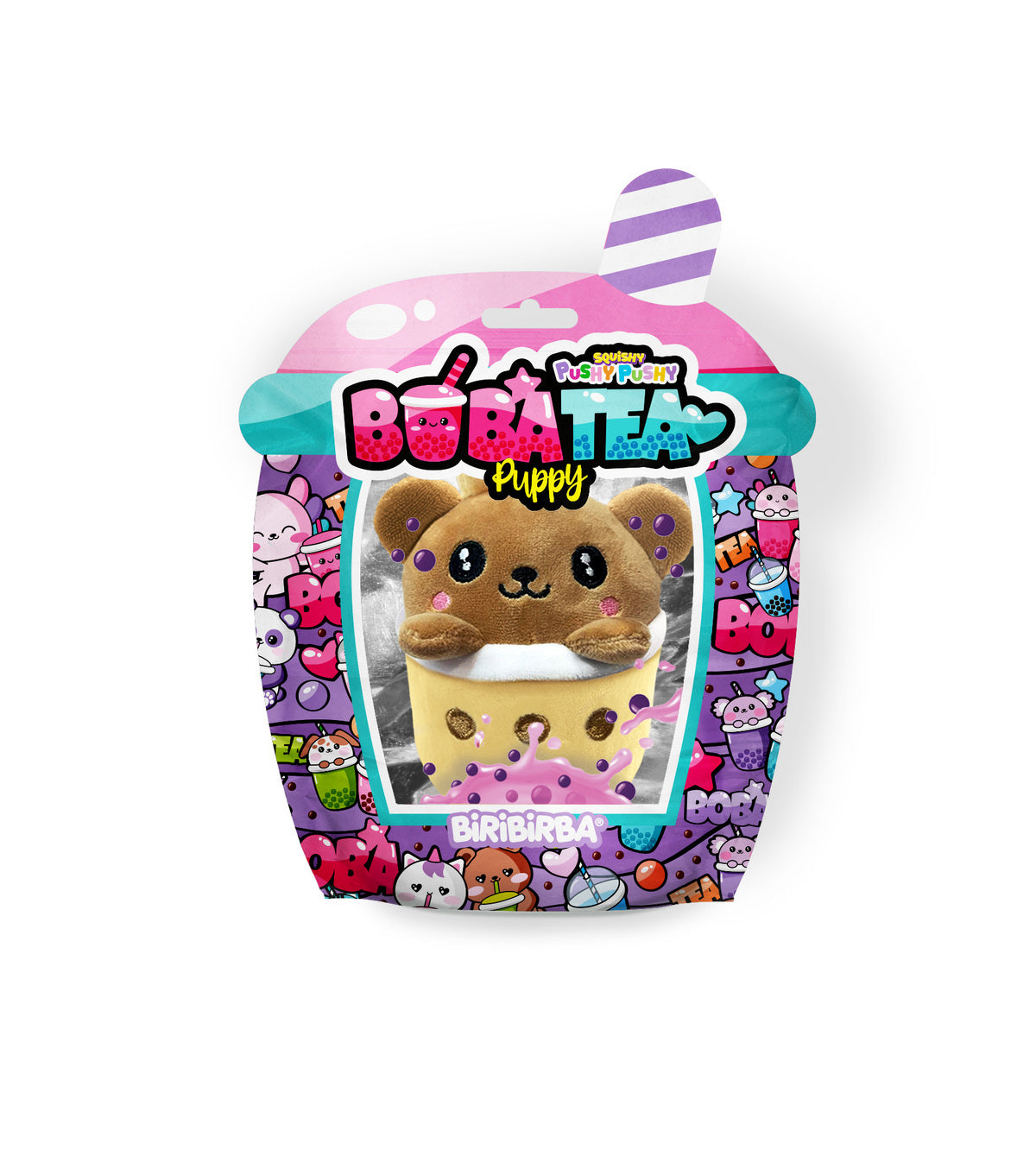 Squishy Pushy Pushy BobaTea Puppy | Bear