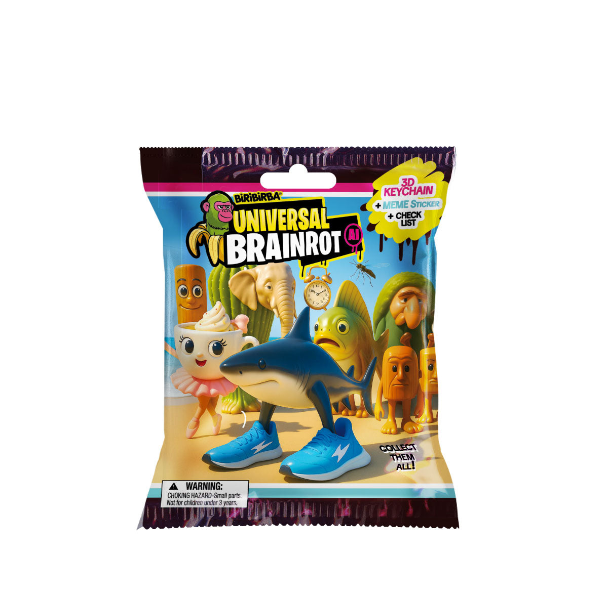 Universal Brainrot AI - Portachiavi 3D | Baby Larilà