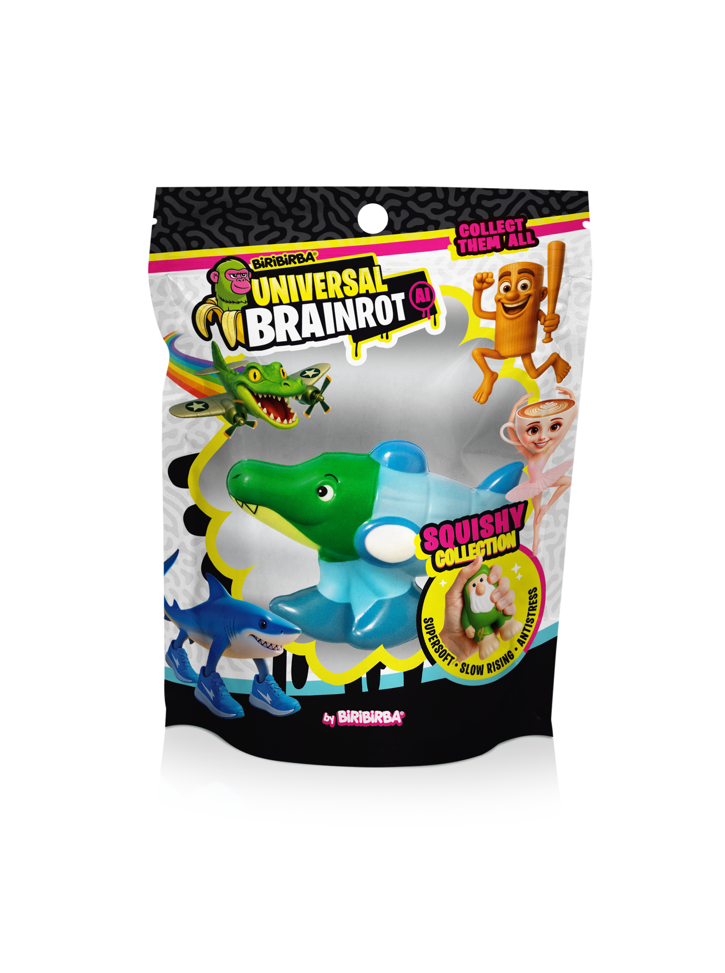 Universal Brainrot AI - Squishy 7 cm | Bombardiro Crocodilo