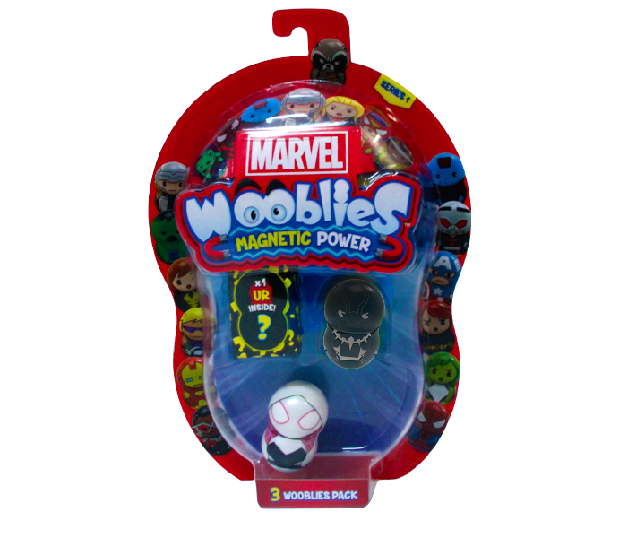 Marvel Wooblies | Blister 3 pz - Black Panther
