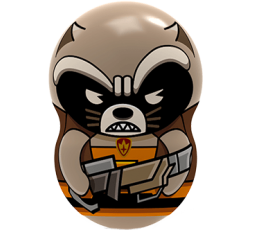 Marvel Wooblies | Blister 3 pz - Rocket Raccoon