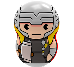 Marvel Wooblies | Blister 3 pz - Thor