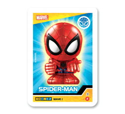 Marvel Boomez | Spider-Man speciale METAL occhi GLOW IN THE DARK