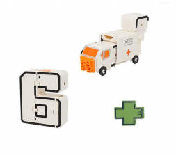 Numberbots | 6 Ambulance + plus