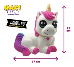 Pushy Pushy Squishy | Maxi Sitting Unicorn