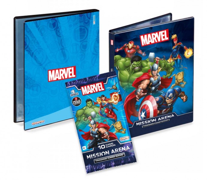 Marvel Mission Arena  Raccoglitore Avengers Ed. + 10 Carte omaggio