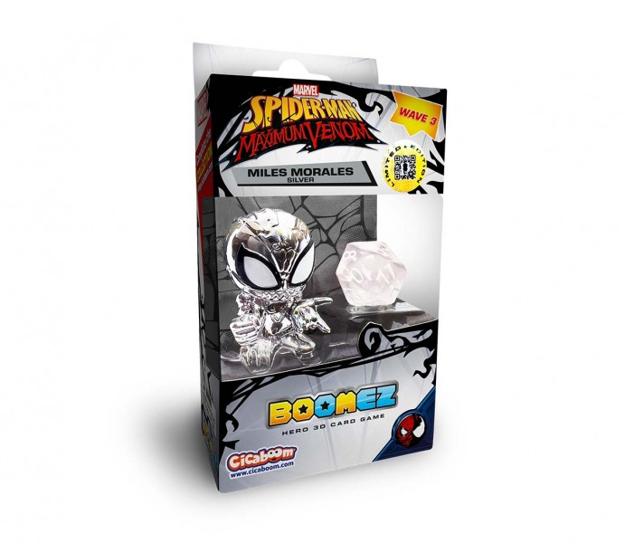 Marvel Boomez 3 | Miles Morales Chrome Silver Limited Edition