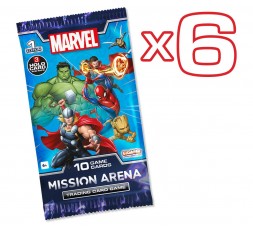 Marvel Mission Arena | 5 Bustine + 1 in omaggio (60 carte)