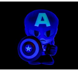 Marvel Boomez 4 - Captain America Glow in the Dark (Raro)