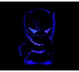Marvel Boomez 4 - Black Panther Glow in the Dark (Raro)