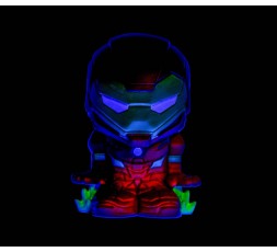 Marvel Boomez 4 - Iron Man Glow in the Dark (Raro)