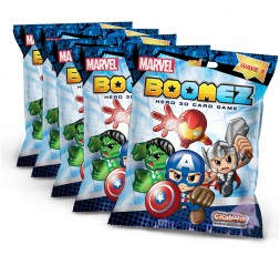 Marvel Boomez 4 - Finding Hulkbuster Chrome (4 Boomez + 1 For Free)