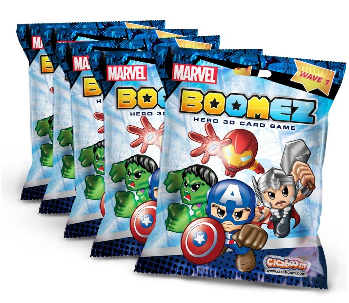 Marvel Boomez 4 - Finding Hulkbuster Chrome (4 Boomez + 1 For Free)