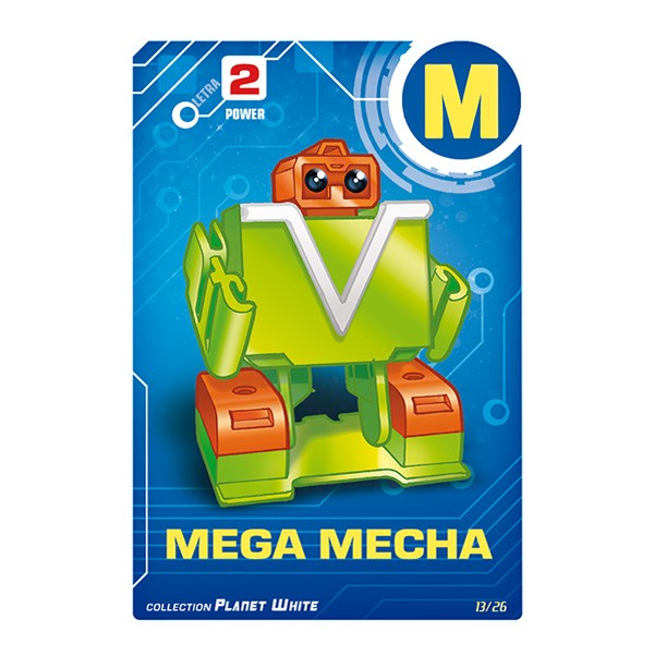 Letrabots Planet White | M Mega Mecha