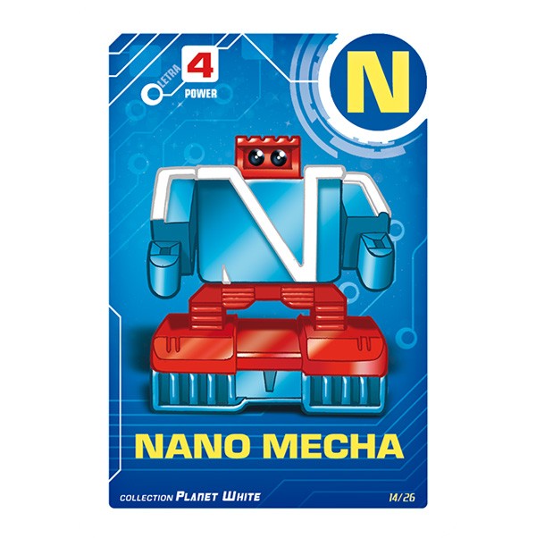 Letrabots Planet White | N Nano Mecha