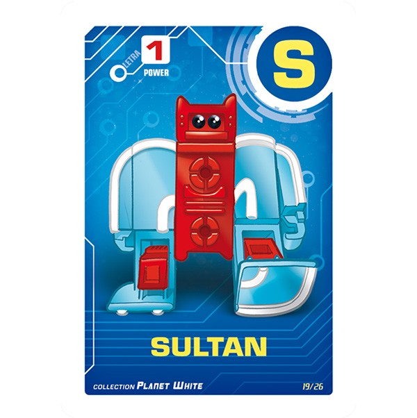 Letrabots Planet White | S Sultan