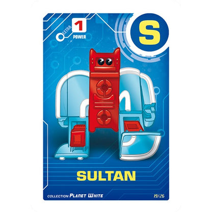 Letrabots Planet White | S Sultan