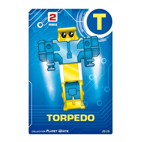Letrabots Planet White | T Torpedo
