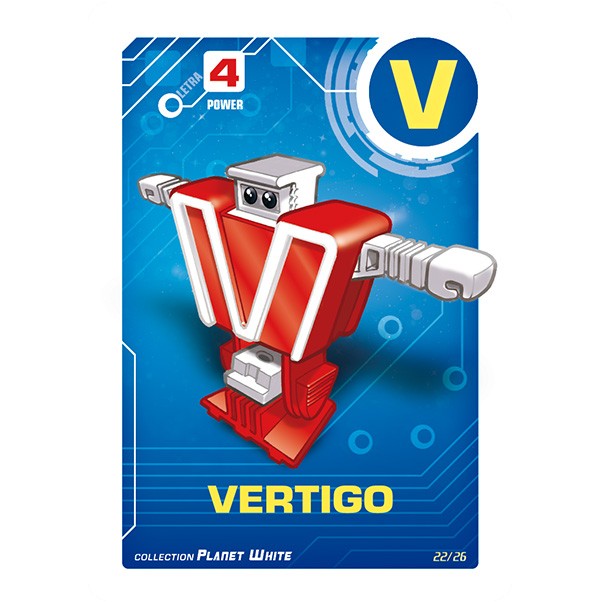 Letrabots Planet White | V Vertigo