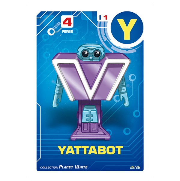 Letrabots Planet White | Y Yattabot