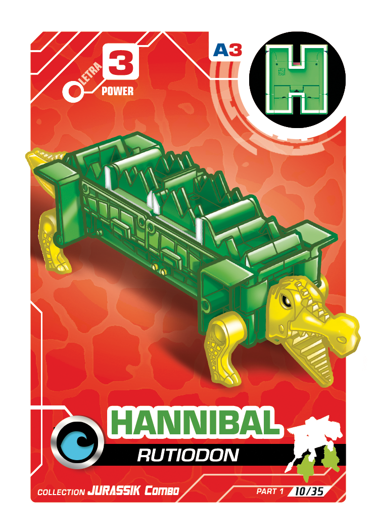 Letranimal Jurassik Combo | H Hannibal