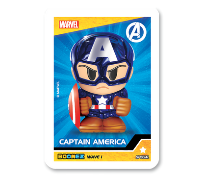 Marvel Boomez | Capitan America Chrome