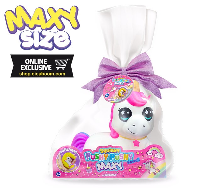 Pushy Pushy Squishy | Maxi Unicorno Seduto